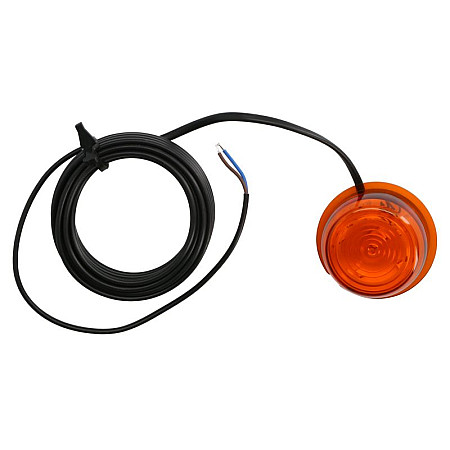 Lampa gabarit Clearance light elements insert 12/24V green light orange colour with wire cable length: 5m WAS 546KR/I/M W74.3