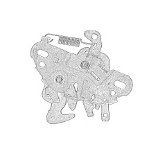 Inchizatoare capota Incuietoare capota motor CITROEN C5 II C5 III C6 09.04- OE PEUGEOT 7937R2