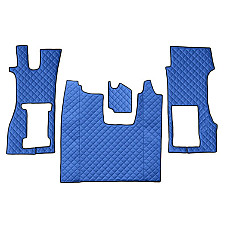 Covor compartiment picioare F-CORE pe intregul etaj scaun pneumatic pentru pasageri cantitate in set 3 szt. material - piele matlasata eko culoare - albastru SCANIA LPGRS 09.16- F-CORE F-CORE FL37 BLUE
