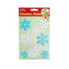 Set de autocolante de psl 3D, fulgi de zpad - 15 x 20 cm - 8 buc / pachet