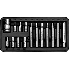 Set Biti Hexagon 15 Piese YATO YT-0413