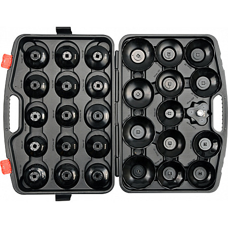 Set Chei Tubulare Pentru Filtru Ulei, 30 Buc YATO YT-0596