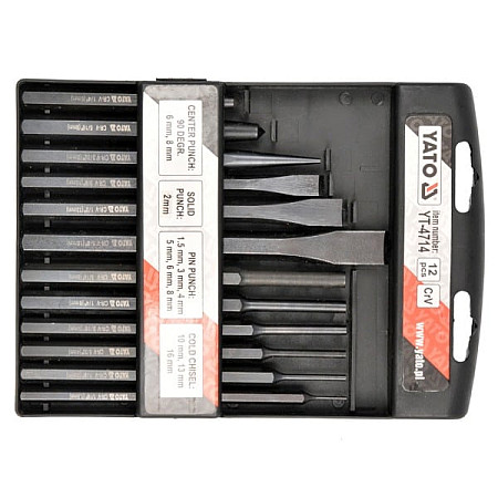 Set Dalti De Impact 12 Buc YATO YT-4714