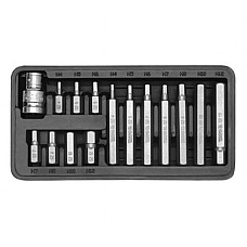 YT-0413 Set Biti Hexagon 15 Piese