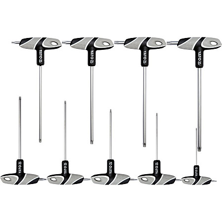 Yt-05615 Set Torx Cu Maner Tip "T", 9 Piese