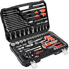 YT-38875 Trusa Tubulare 1/2"-3/8"-1/4", 126 Piese