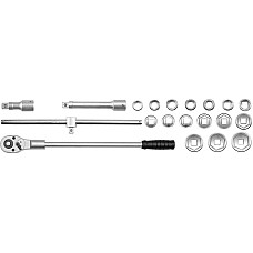 YT-1335 Set Chei Tubulare Hexagonale 3/4", 21 Buc