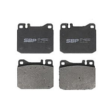 Set placute de frana in the front ATE- Teves thickness17,5mm MERCEDES U 100, U 110, U 1100L, U 100, U 110T, U 1100T, U 1000, U 1000T, U 100L, U 110,U 110L, U 1150L, U 1150,U 1150L, U 1200 - SBP 07-AG032