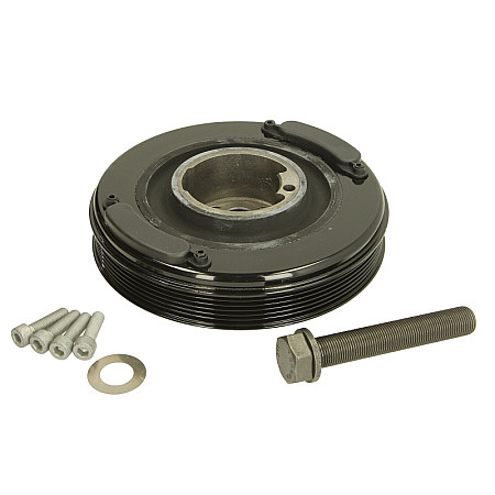 Fulie curea, arbore cotit Fulie arbore cotit z kpl. srub i podkladka VW LT II TRANSPORTER IV 2.5TDI 09.90- SNR DPF357.06K2