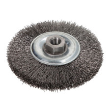 Suport disc abraziv, polizor multifuncional Brush for cleaning circular rippled straight wiry M14 1pcs 120mm intended use material: metal / steel MAMMOOTH M.CB.M14.M120X0.3