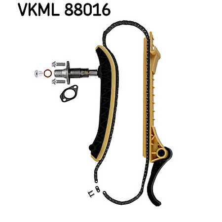Chit lant de distributie Timing set chain + elements MERCEDES A W169 B SPORTS TOURER W245 1.5-2.0CNG 09.04-06.12 SKF VKML 88016