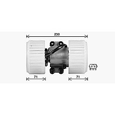 Electromotor, ventilatie interioara Suflanta de aer BMW 5 E39 7 E38 X5 E53 2.0-4.4 03.94-10.06 AVA COOLING BW8614 AVA
