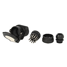 Dulie Priza plug-in ADR numar pini/mumar pini activi 15 contacte insurubate TRUCKLIGHT SO-15-ADR/2
