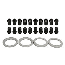 Trusa de montare a jantei de aliaj Fitting kit M 72x541 BLACK N M12x15 K19 CLOSED 1 kit / 4 wheels - B/N qty 20 MAK MAK 8000000202