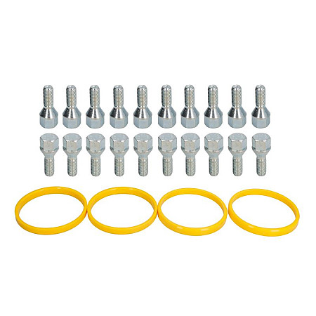 Trusa de montare a jantei de aliaj Fitting kit G 72x651 B M12x175x27 K19 1 kit / 4 wheels - B/N qty 20 MAK MAK 8000000631