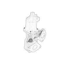 Supapa EGR Valva EGR ISUZU ISUZU D-MAX I D-MAX II 4JJ1E4C-L-4JK1-TC 01.07- OE ISUZU ISU8980139111