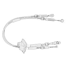 Cablu,transmisie manuala Gearshift level cable L/R FIAT 500 500 C 1.2/1.3D/1.4 07.07- OE FIAT 55223138