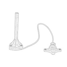 Senzor,nivel ulei motor Senzor de nivel de ulei de motor de asemenea temperatura RVI VOLVO OE RVI RVI7422807993