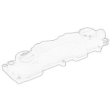 Culbutor Capac Rocker cover with cover gasket with oil filler plug VOLVO C30 S40 II S80 II V50 V70 III CITROEN BERLINGO BERLINGO MULTISPACE BERLINGO/MINIVAN C2 C3 I C3 II C3 PICASSO 1.6D 10.03- OE FIAT 9651815680