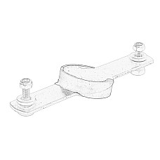 Suport, transmisie manuala Gearshift control rod FIAT 126 0.6/0.65/0.7 09.72-09.00 OE FIAT 4111917