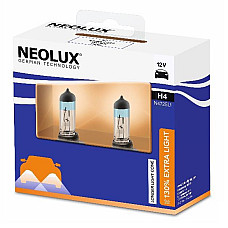 Bec far principal A stabilit 2buc H4 12V 60 55W P43T luminozitate cu pina la 130% mai mare Extra Light + NEOLUX NLX472EL1 SCB