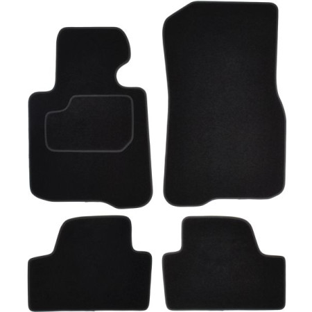 Covoras podea textil Floor mats Velours 4 pcs front/rear set colour neagra BMW 4 F33 F83 10.13-07.20 Cabriolet MAMMOOTH MMT A041 BM133 PRM 01