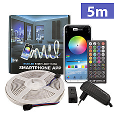 Set band LED RGB - SMART - 5m, IP65 - SunShine