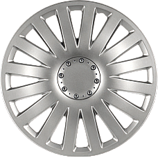 Capace roti auto Smart 4buc - Argintiu - 14''