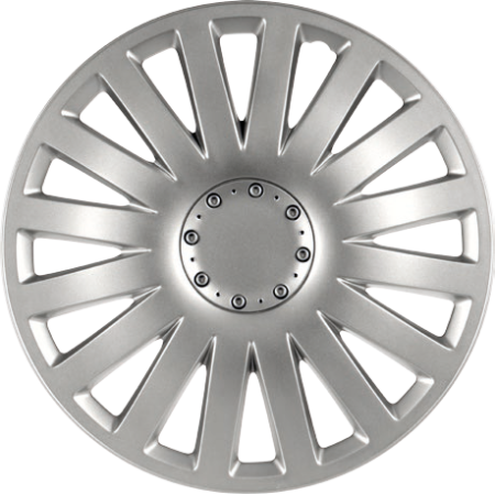 Capace roti auto Smart 4buc - Argintiu - 14''