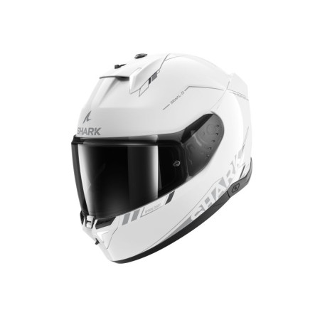 Cati integrale Helmet full-face helmet SHARK SKWAL i3 BLANK SP colour glossy/white size S unisex SHARK HE0810E-WSA-S