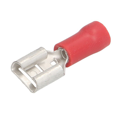 Conector electric Opak. 100 szt. Koncowka izolowana zenska  czerwona 63x08 mm DRESSELHAUS 4611/776/51 119051