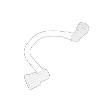 Furtun, radiator ulei transmisie Oil cooler hose bottom  FORD GALAXY II MONDEO IV S-MAX 1.6-2.5 05.06-06.15 OE FORD 1754087