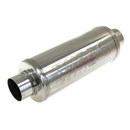 &quot;Toba esapament Sports silencer Exhaust centre pipe TurboWorks RS 409SS 2.5&quot;&quot;&quot;&quot; 450mm&quot; TURBOWORKS TW-TL-130