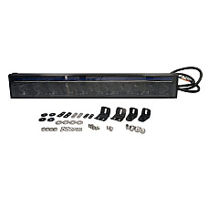 Far Universal long range LED 12 24V width 538mm height 98mm depth 942mm transparent aluminium neagra blue light high beam flash wire PANTERA WAS 1586 W2232