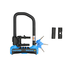 Protectie impotriva furtului U lock OXFORD Shackle 14 U Lock 260m x 177 mm colour neagra blue LK321
