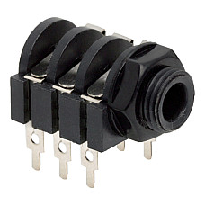 Soclu JACKlipire pe PCBsztereo  6,3 mm