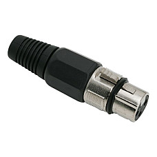 Soclu XLR  3 policu fleaca de prindere protectie pt. cablu