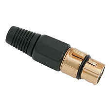 Soclu XLR  3 poliplacat cu aurcu fleaca de prindere protectie pt. cablu