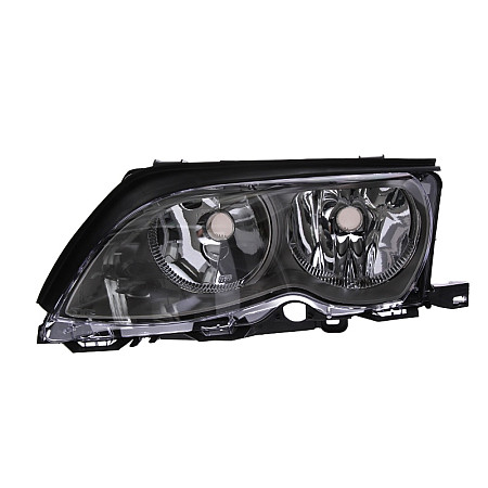 Far Lampa frontala Stanga H7/H7 electric cu motor culoare insert: titan BMW 3 E46 TYC TYC 20-0322-11-2