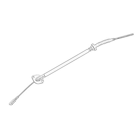 Cablu, frana de parcare Handbrake cable rear L 1506mm/1291mm ABARTH 500 / 595 / 695 500C / 595C / 695C FIAT 500 500 C PANDA 0.9/1.4 10.06- OE FIAT 51826362