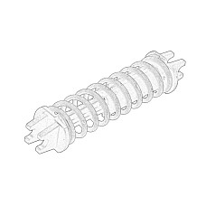 Arc, pedal ambreiaj Arcul pedalei ambreiajului CITROEN C4 I PEUGEOT 307 406 06.98-07.11 OE PEUGEOT 214854