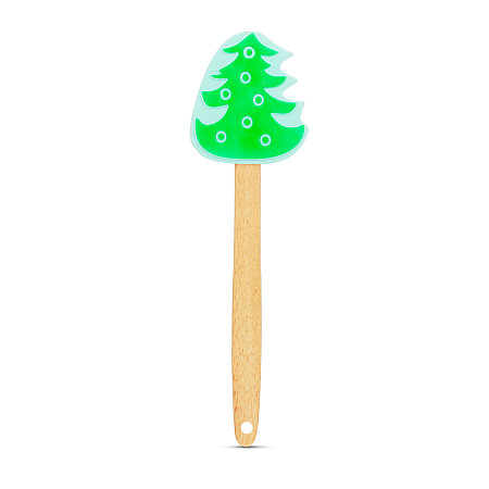 Spatul din silicon - pom de Crciun - 29 x 7,6 cm