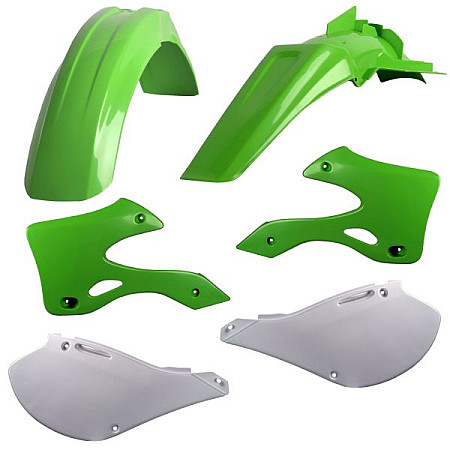 Kituri de plastic Off-road plastic accessories colour OEM  KAWASAKI KX 125/250 1999-2002 CEMOTO 91248 CEM