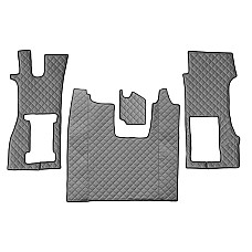 Covor compartiment picioare F-CORE pe intregul etaj scaun pneumatic pentru pasageri cantitate in set 3 szt. material - piele matlasata eko culoare - gri SCANIA LPGRS 09.16- F-CORE F-CORE FL37 GRAY