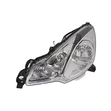 Far Lampa frontala Stanga H1/H7 electric cu motor culoare insert: negru CITROEN C3 I C3 II DS3 TYC TYC 20-12258-15-2