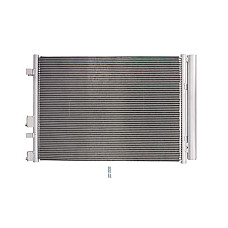 Condensator, climatizare A/C condenser with dryer HYUNDAI I20 II 1.1D/1.4D 11.14- THERMOTEC KTT110710