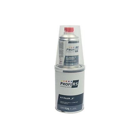 Grund / Primere Grund acrilic alb 125L intaritor tip de pulverizare: pistol proportii: 4:1 aplicatie pentru suprafata: Caroseria auto sasiu 8mm duza 1 nu utilizati diluant PROFIRS 0RS126-1.25L