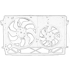 Ventilator, radiator Radiator fan OPEL VIVARO B 1.6D 06.14-12.19 OE OPEL 1683949680