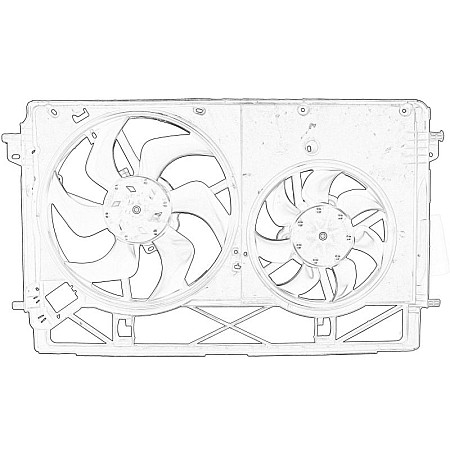 Ventilator, radiator Radiator fan OPEL VIVARO B 1.6D 06.14-12.19 OE OPEL 1683949680