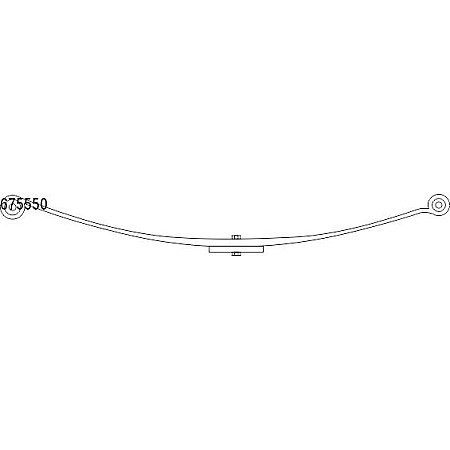 Pachet arc cu foi Arc lamelar Spate Dreapta/Stanga 1/2470700/700 IVECO DAILY VI 03.14- LS GERMANY 675550-LS